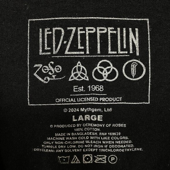 Led Zeppelin Icarus United States of America 1977 T-Shirt Large - Picture 4 of 4